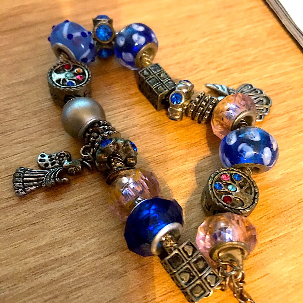 Home made Angel Bracelets With 2 Angels